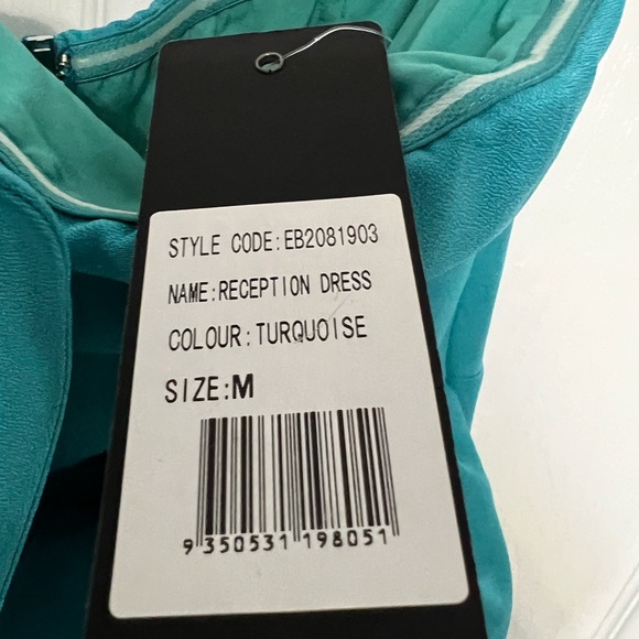 ELLIATT Reception Dress in Turquoise - Picture 6 of 9